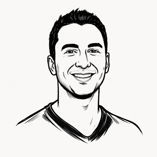 Portrait illustration of Vigen Amirkhanyan